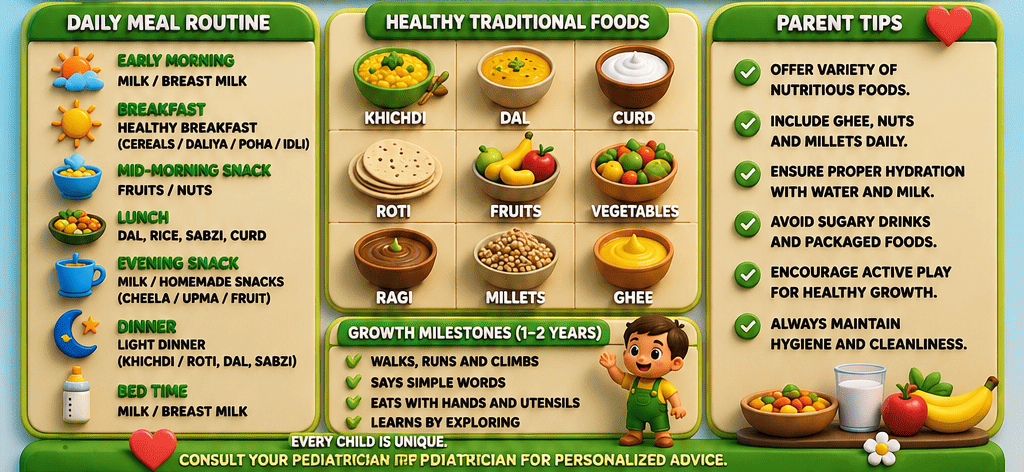 1-2 YEAR kids nutrition planer 1 2 year