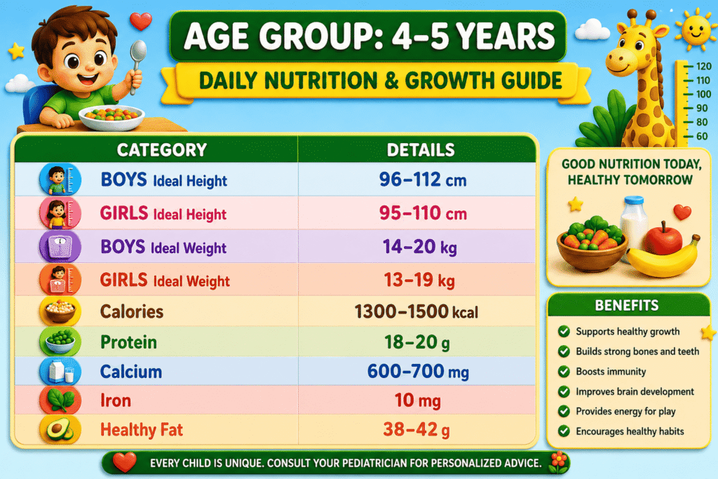 4–5 YEARS age 4 5